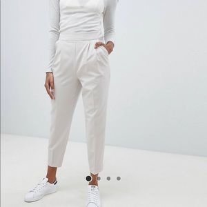 ASOS design high waist tapered pants